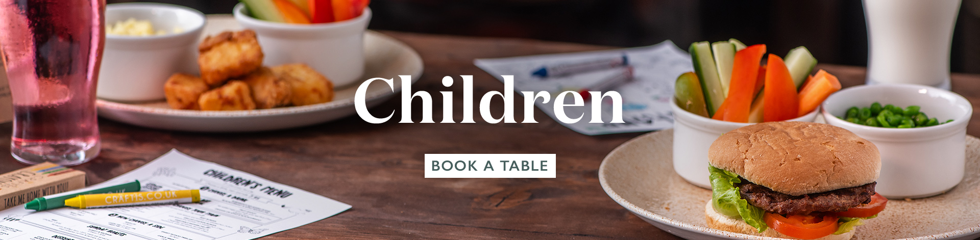 Children's Menu at The Cat and Fiddle